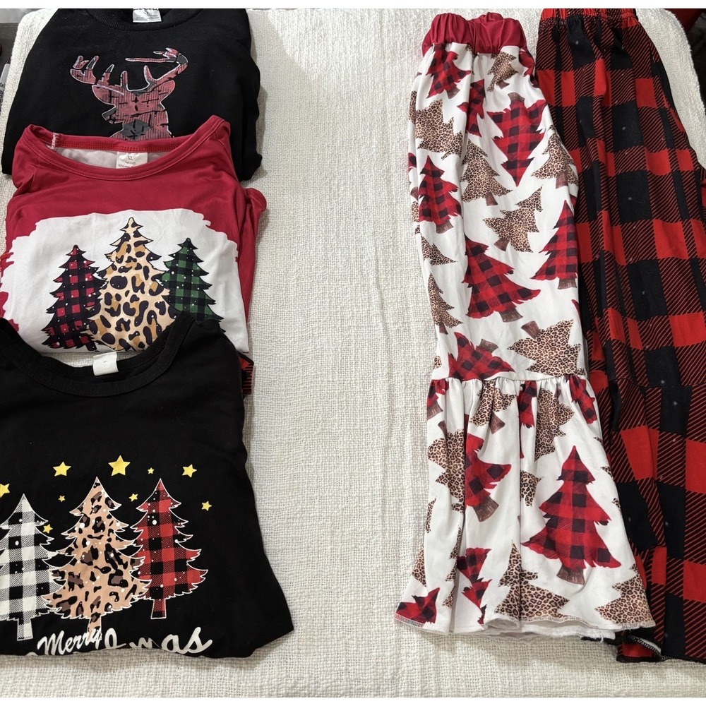 Girls Christmas Outfit Lot Holiday Party Size  6/7 School Winter
